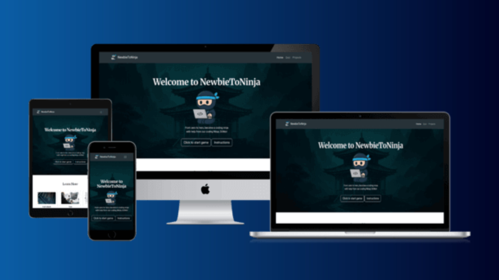 NewbieToNinja project screenshot